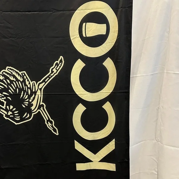 Resignation Brewery x Chive KCCO Flag – Black & Cream Collab Banner - Picture 5 of 5